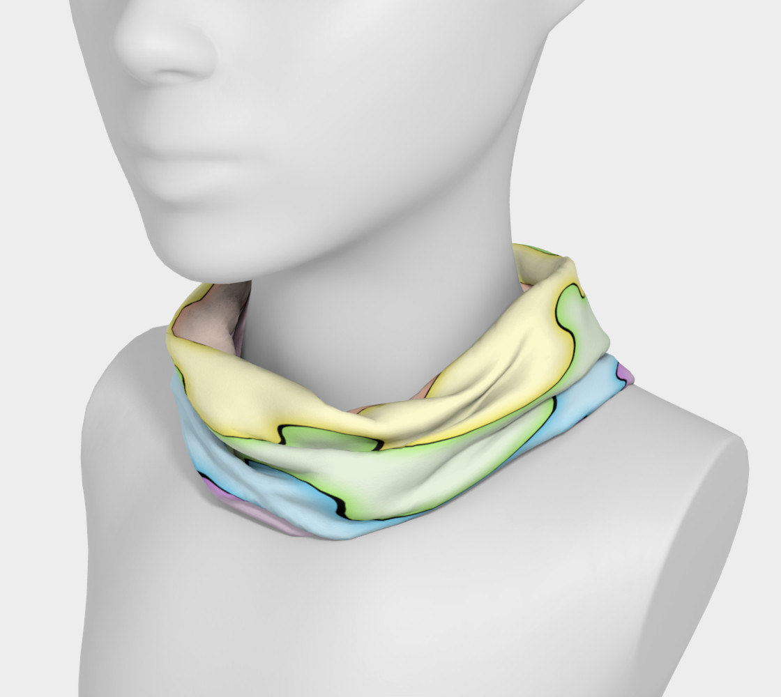 AfroPuff™ Pastel Drips Headband preview #3