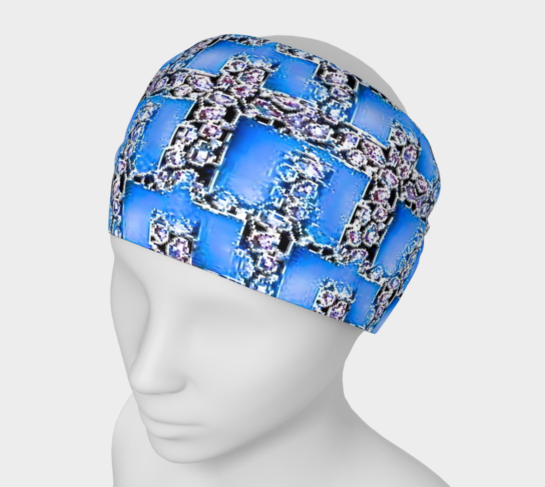 blue design head band preview #1