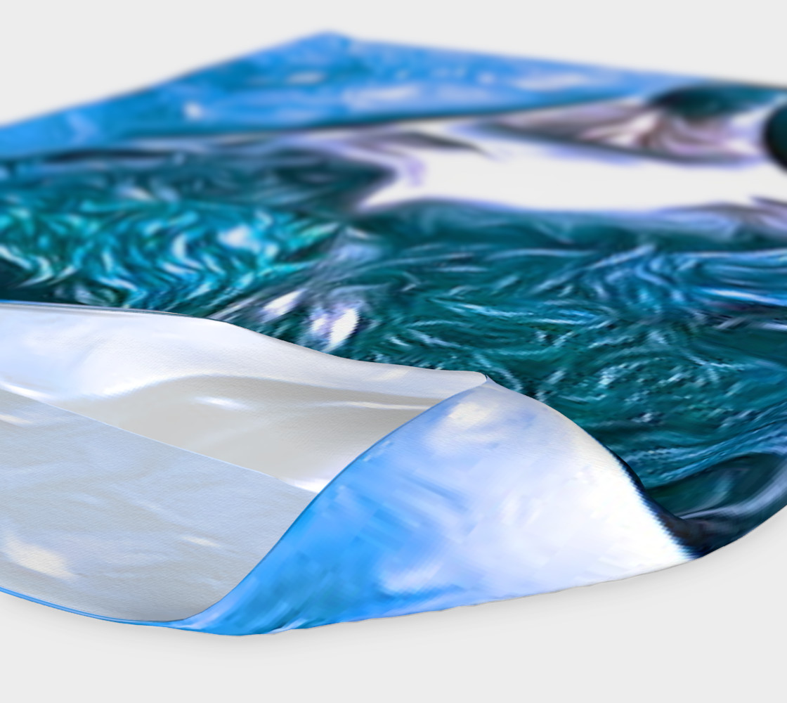water heart in blue head band preview #4