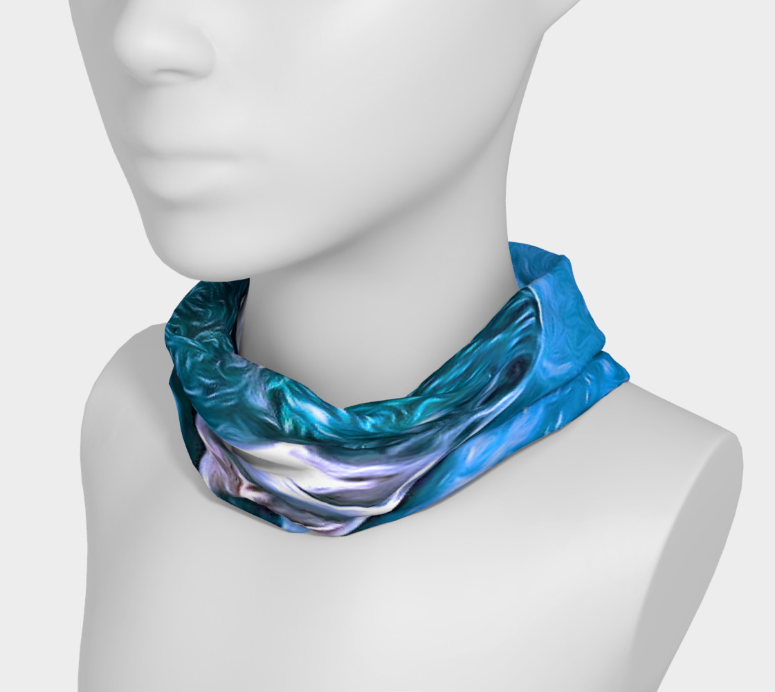 water heart in blue head band preview #3