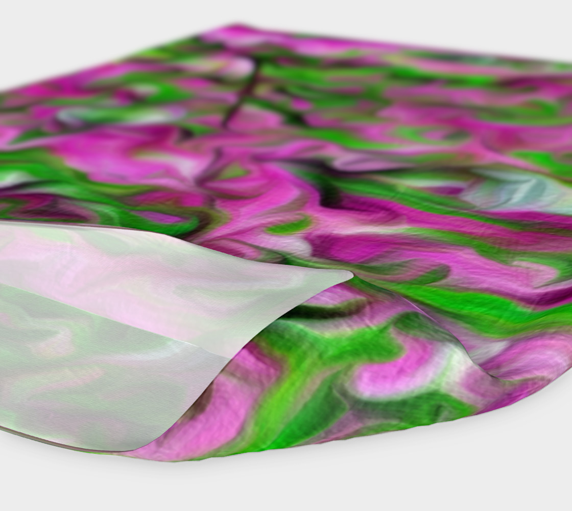 Aperçu de Swirly Abstract Painted Floral Design Headband #4