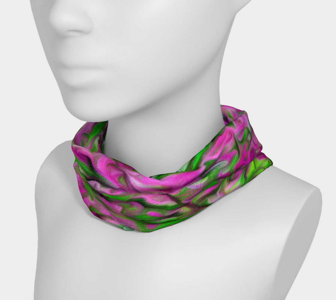 Aperçu de Swirly Abstract Painted Floral Design Headband #3