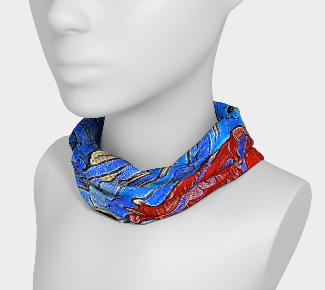 red flower head band preview #3