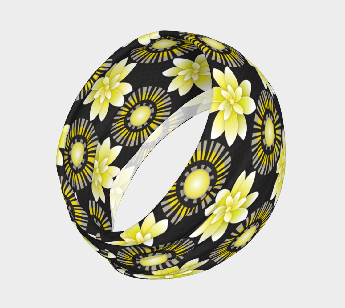 Design Flowers Blanco Negro Dots preview #2