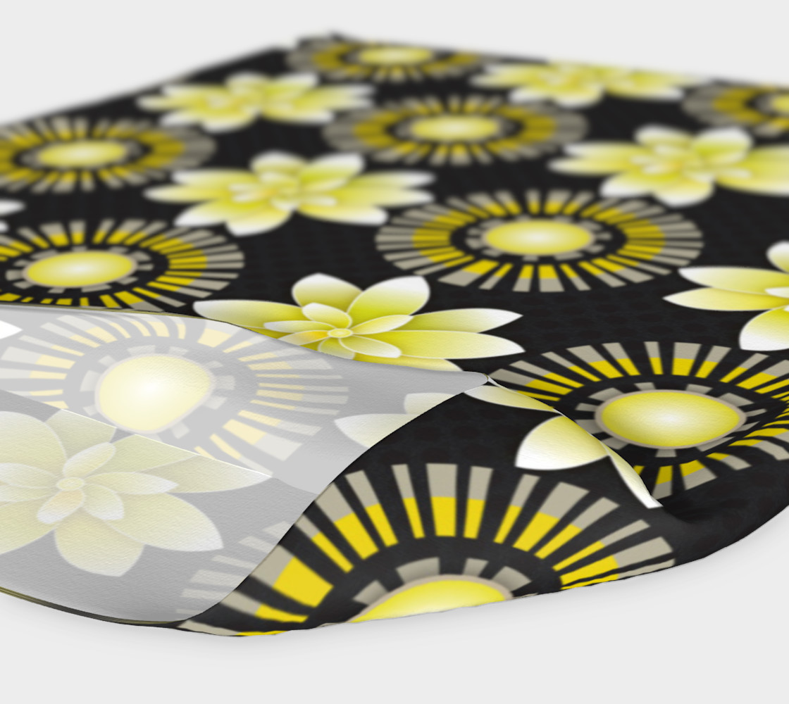 Design Flowers Blanco Negro Dots preview #4