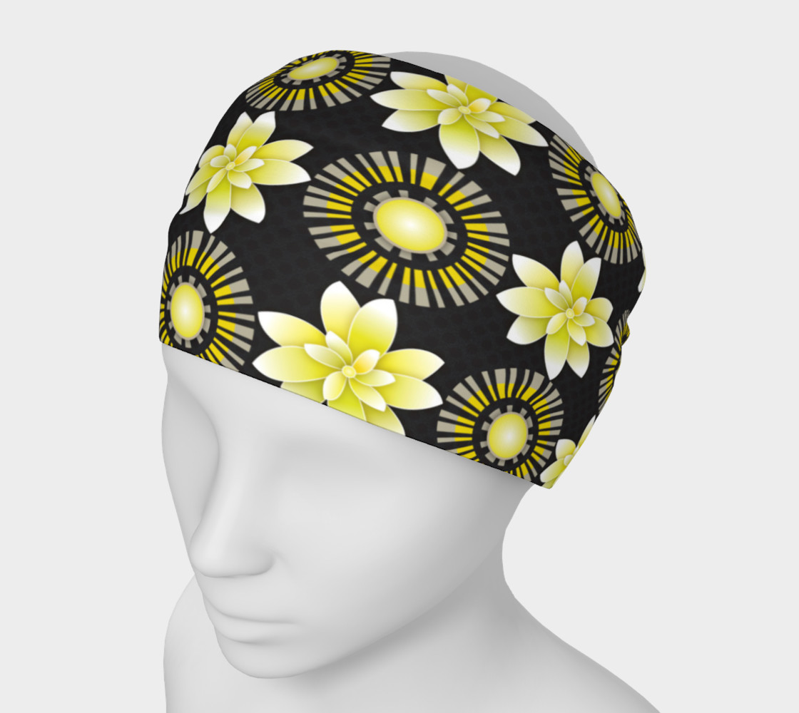 Design Flowers Blanco Negro Dots preview #1