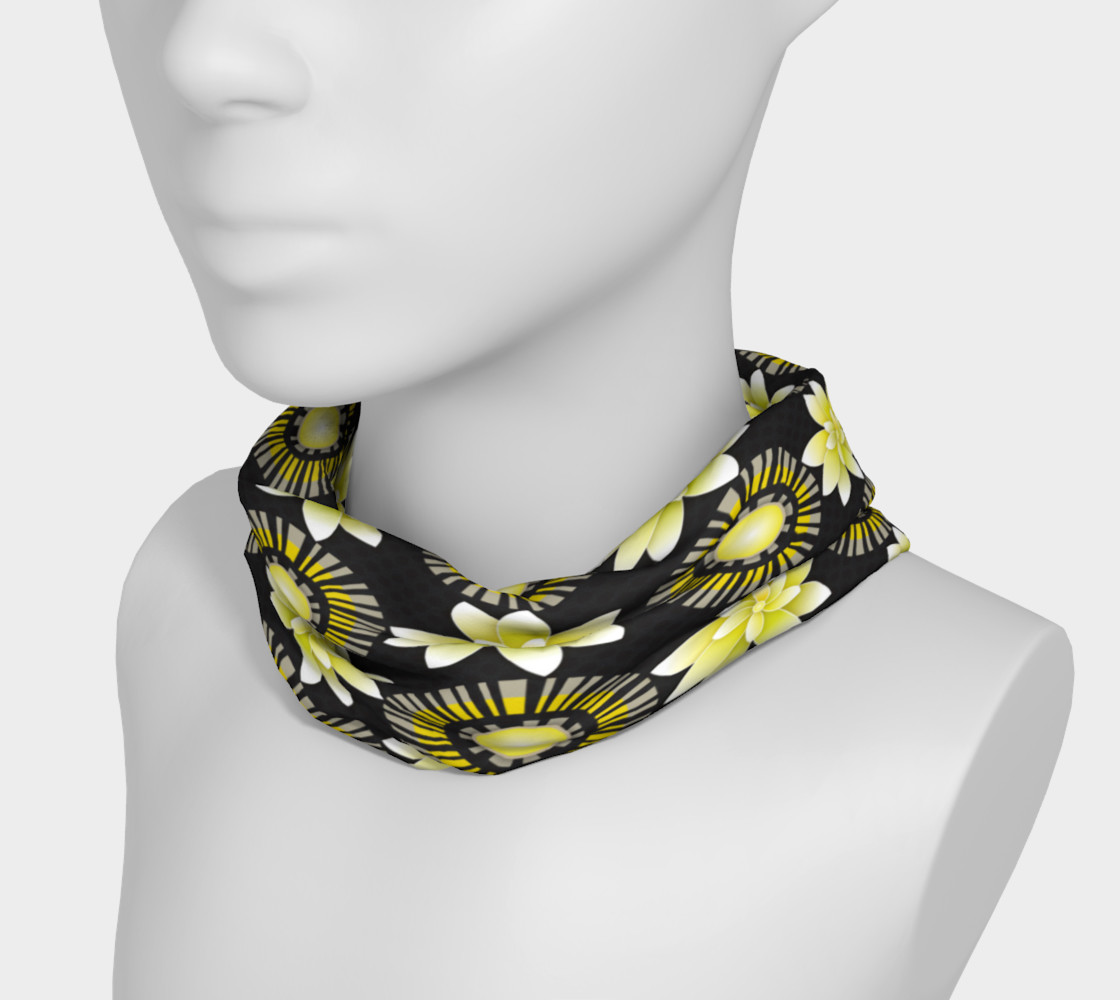 Design Flowers Blanco Negro Dots preview #3