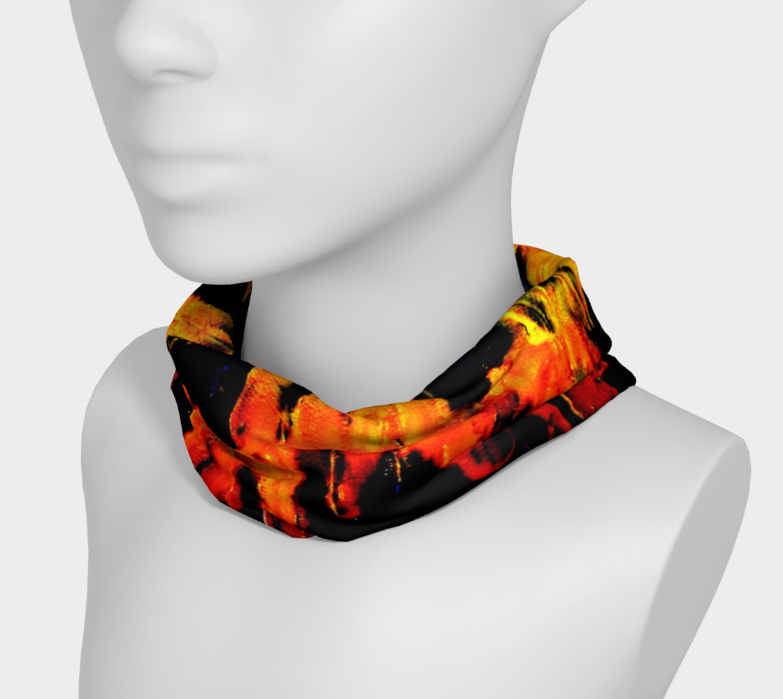 Lava in Black and Orange Headband preview #3