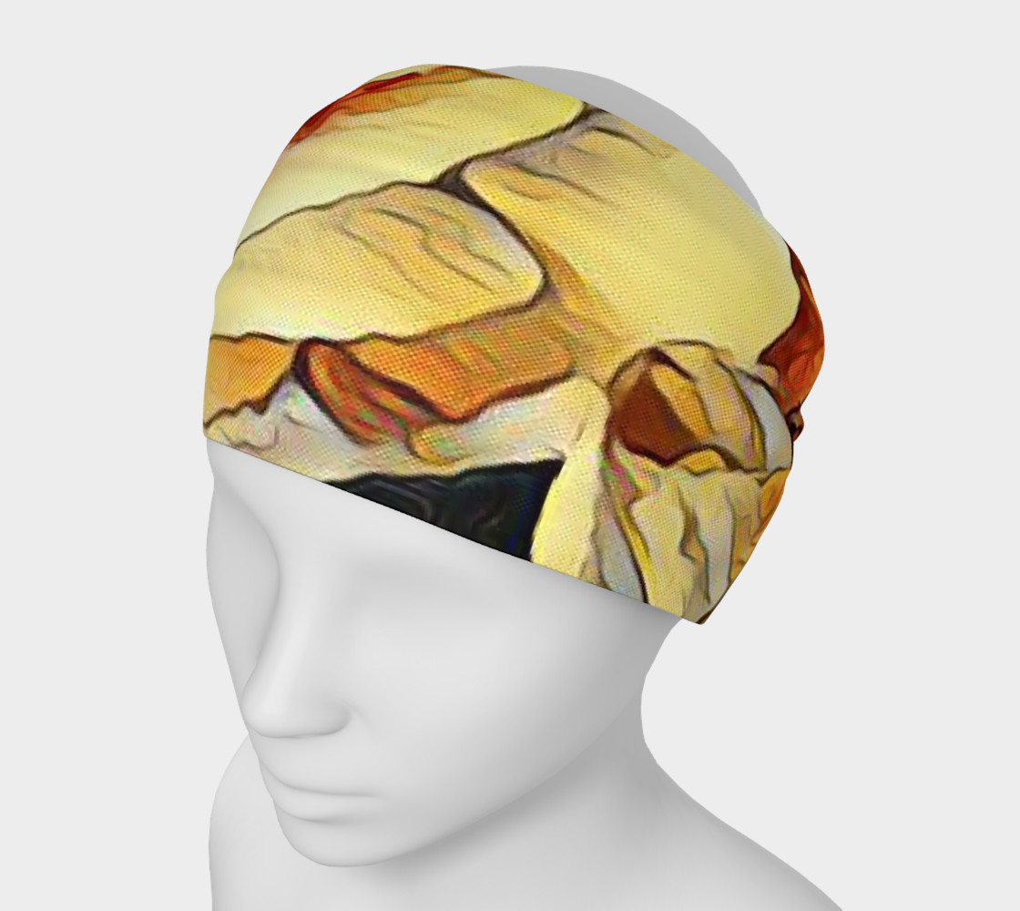 Yellow flower head band preview #1
