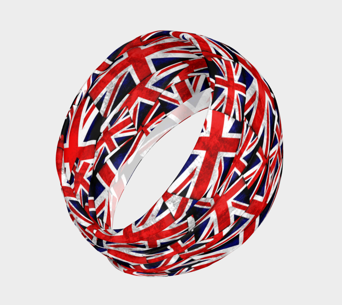 Magic Headband,Unisexe /Él/égant Union Jack Drapeau Britannique Au Royaume-Uni /À S/échage Rapide Chapeaux En Microfibre En Plein Air Bandana Magique Cou Gaiter T/ête Wrap Bandeau /Écharpe Masque De Vi
