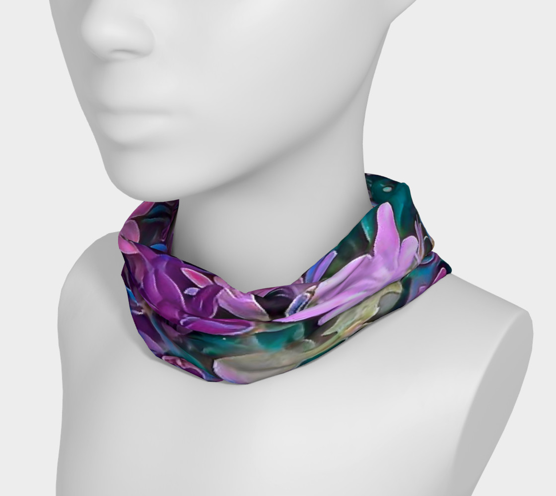 purple flower head band preview #3