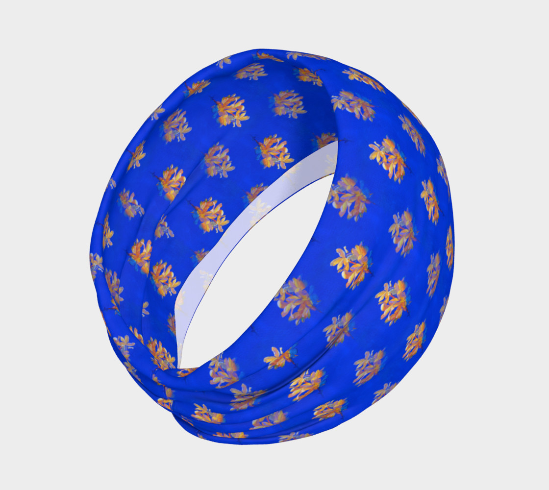 Forsythia at Noon in Royal Blue Headband preview #2