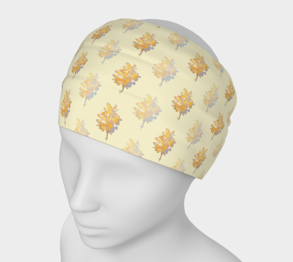 Forsythia at Noon in Buttercream Headband preview #1