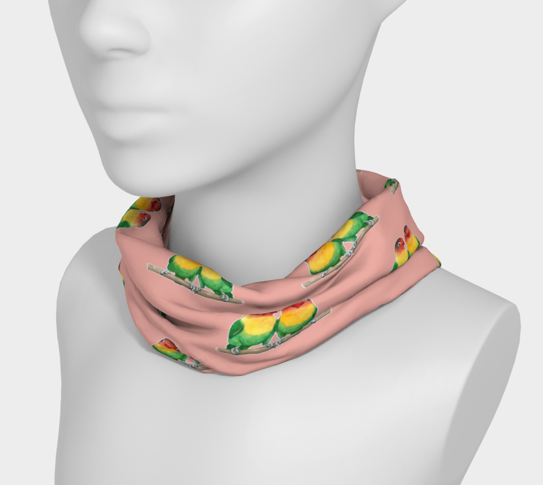 Fischer's lovebirds pattern Headband preview #3