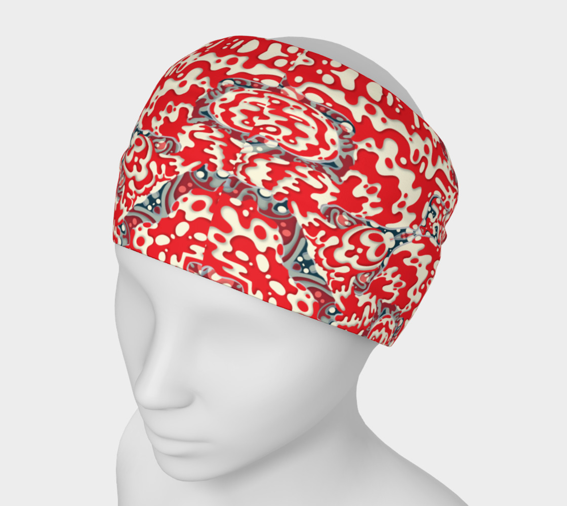 Aperçu de Red Bandanna Headband #1
