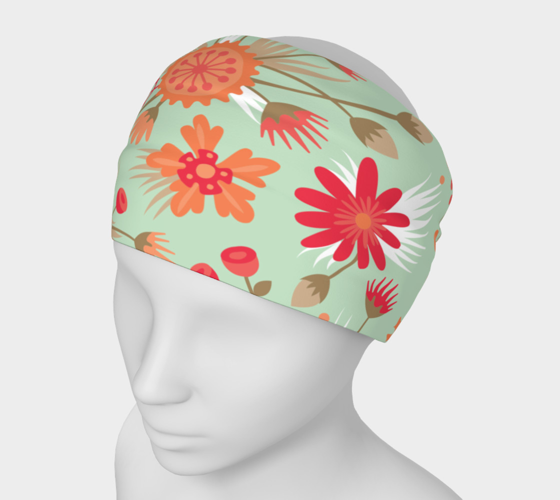 Aperçu 3D de Poppy Flowers Headband