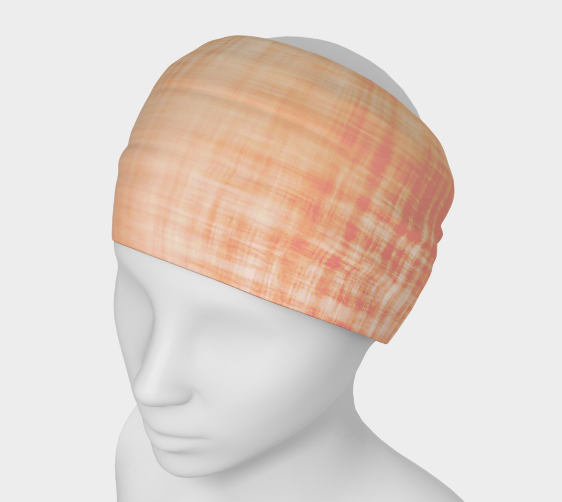 Worn Linen Peach Headband Miniature #2