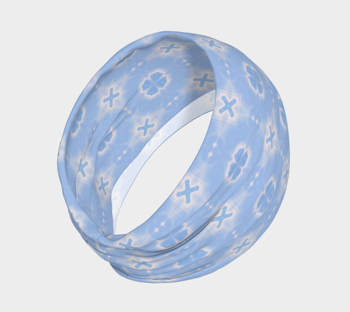 Clover Blue head scarf preview #2