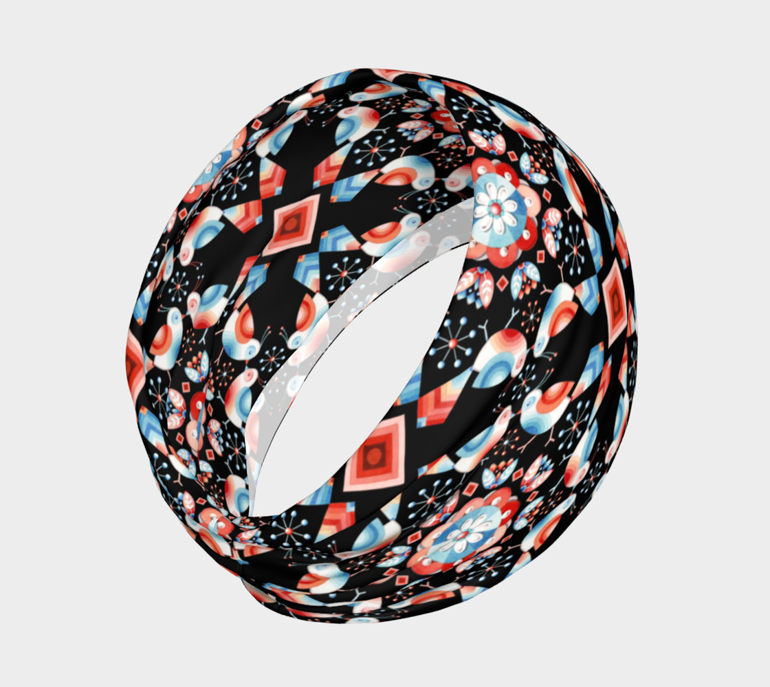 Folkloric Lovebirds Headband preview #2