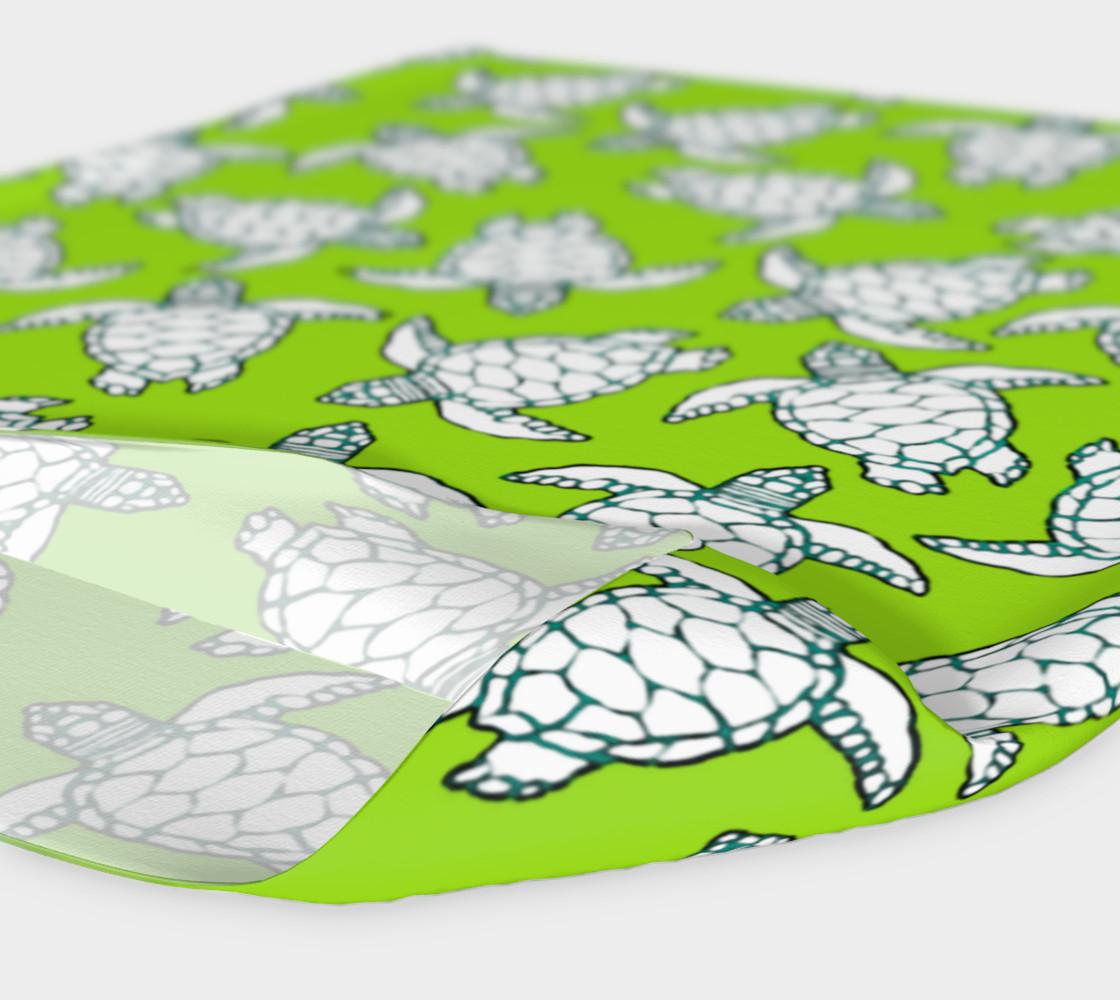 Sea Turtles on Lime preview #4