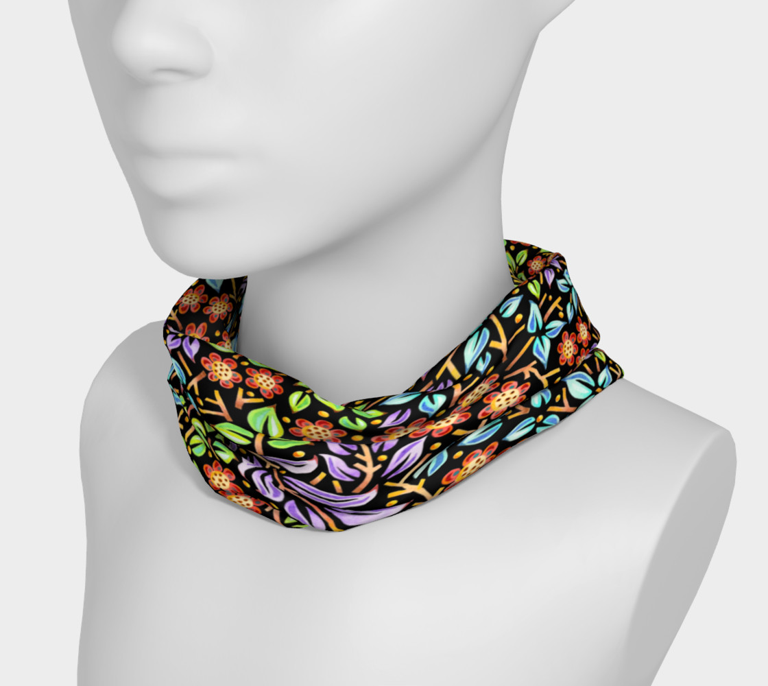 Filigree Floral Headband small print preview #3