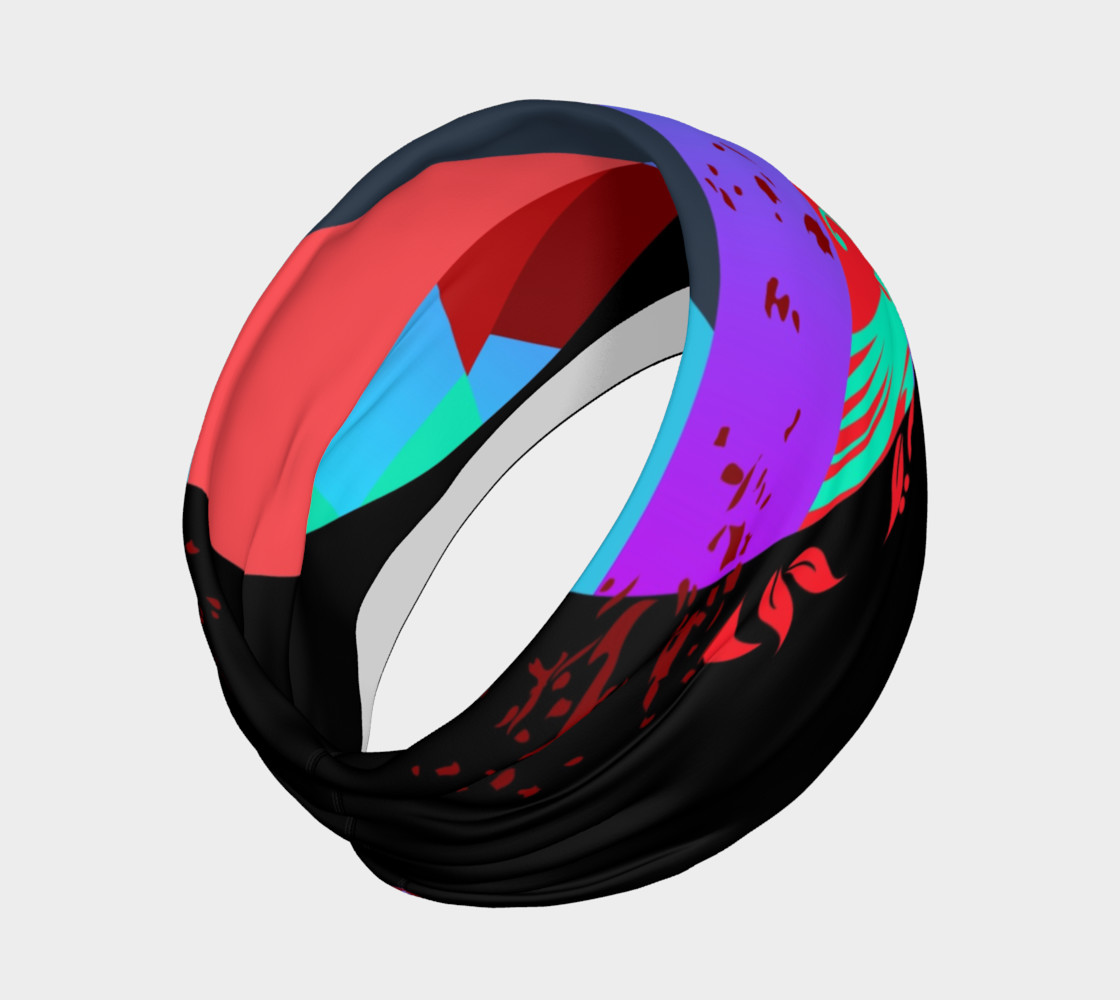 Explosion of LOVE Black Background Headband preview #2