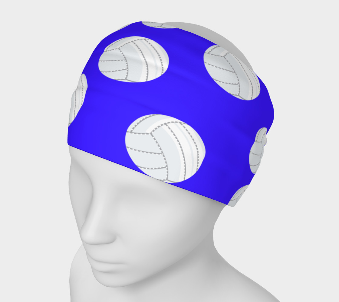 Blue Volleyball Headband preview #1