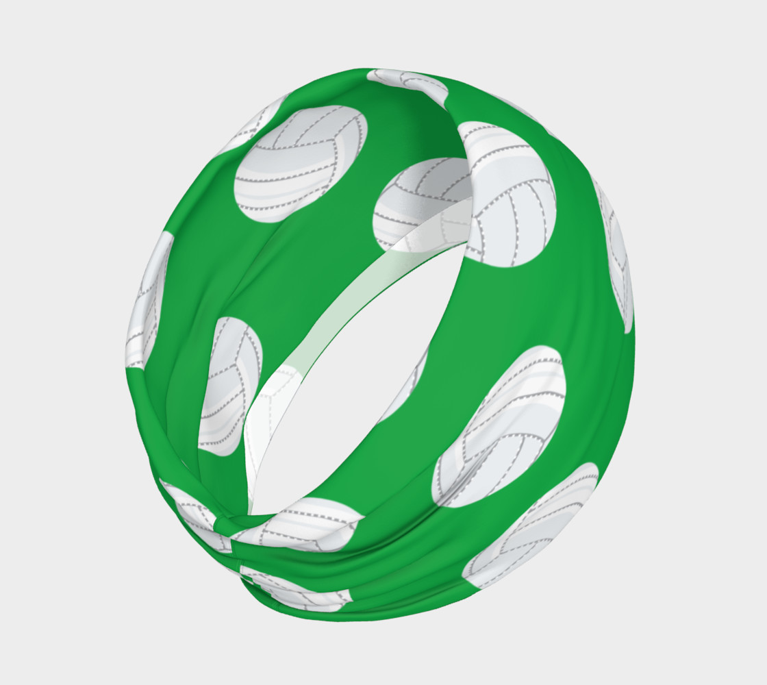 Green Volleyball Headband preview #2