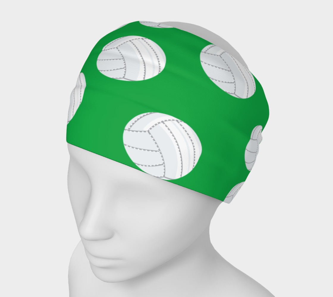 Green Volleyball Headband preview #1