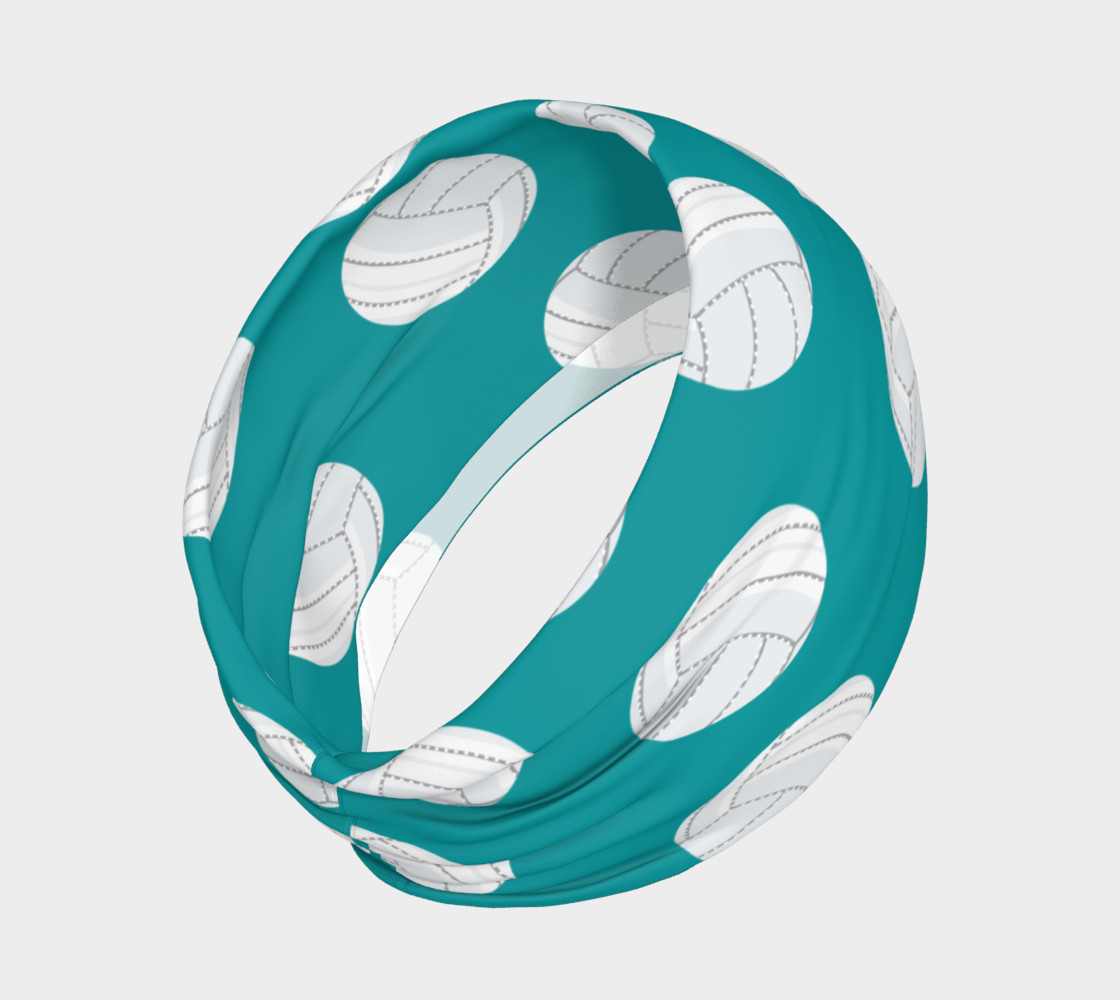 Teal Volleyball Headband preview #2