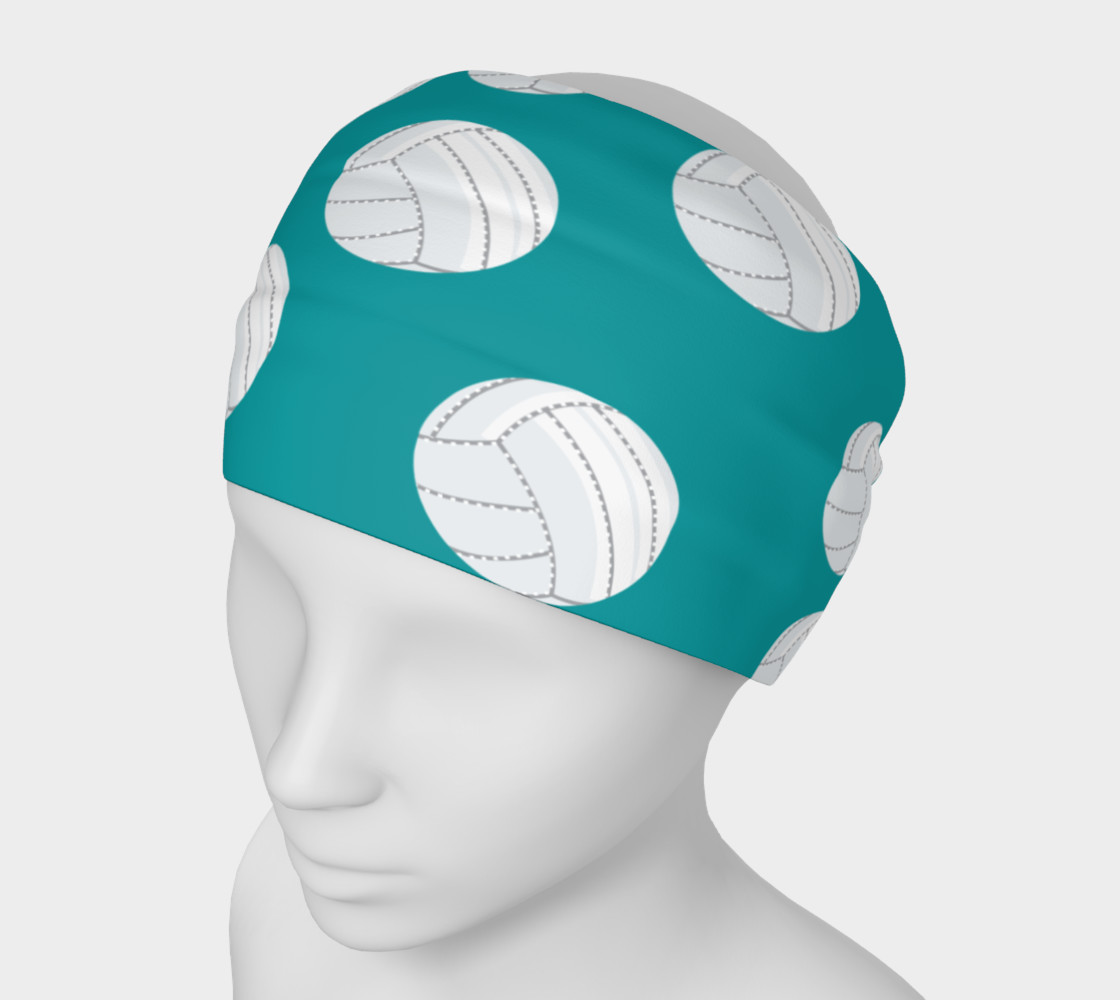 Teal Volleyball Headband preview #1