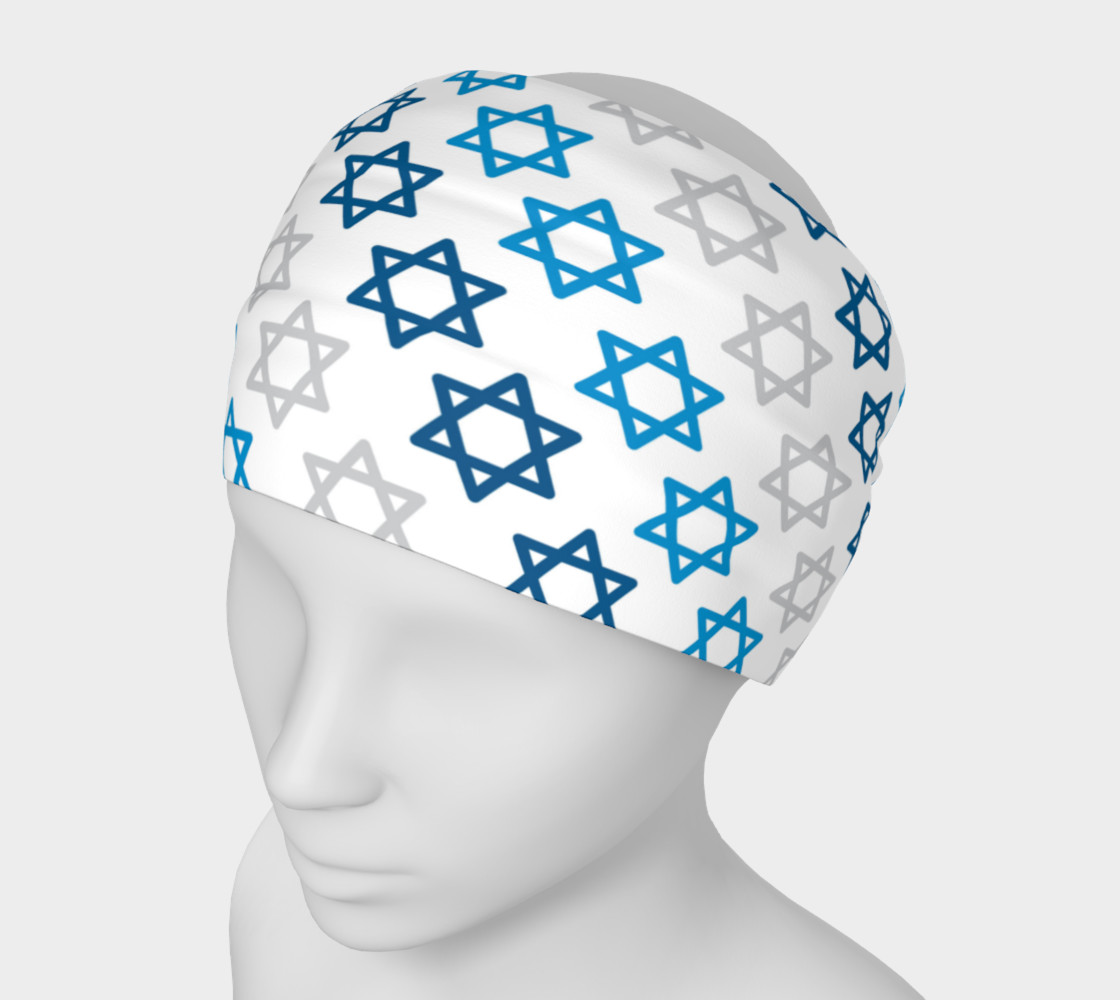 Star of David Hanukkah Headband preview #1