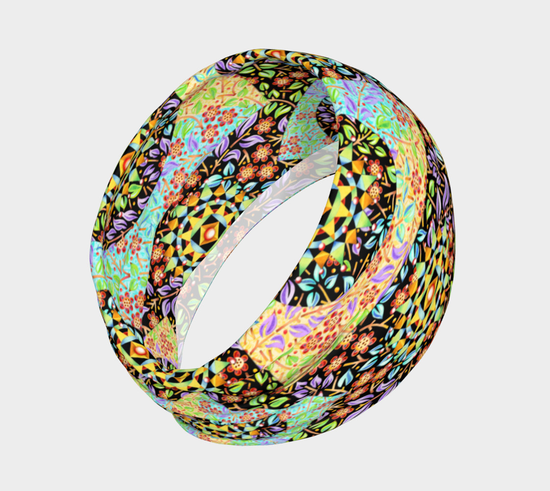 Aperçu de Filgree Floral Patchwork Headband #2
