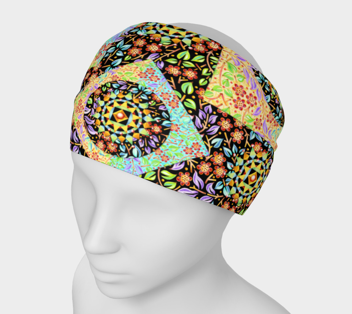 Aperçu de Filgree Floral Patchwork Headband #1