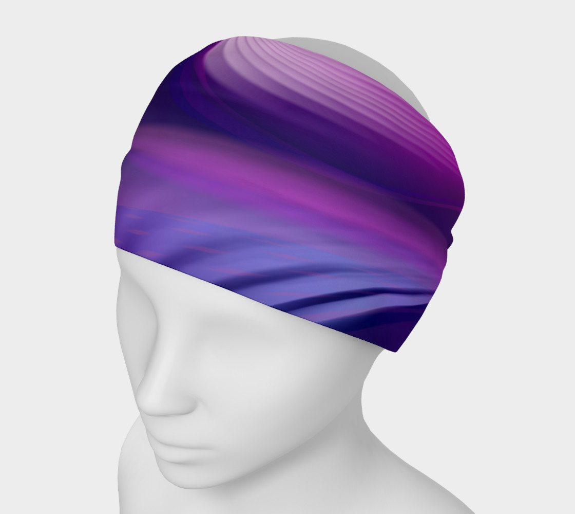 abstract purple headband preview #1