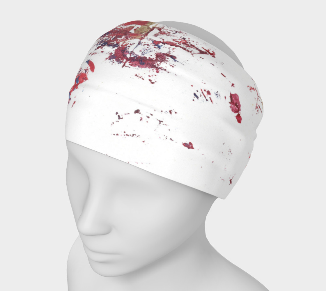 abstract reds headband preview #1