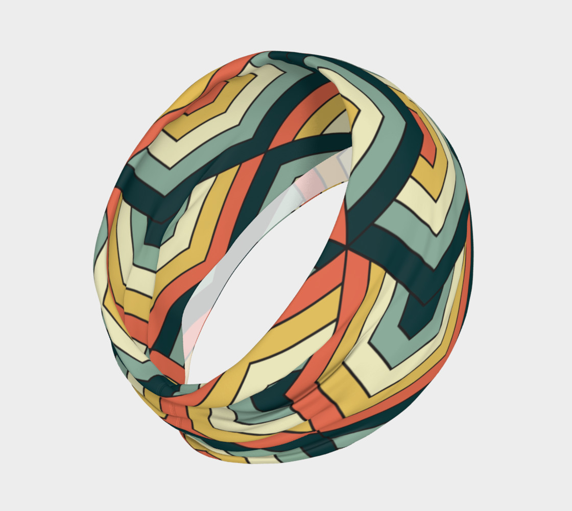 Retro Geometric Hexa Pattern preview #2