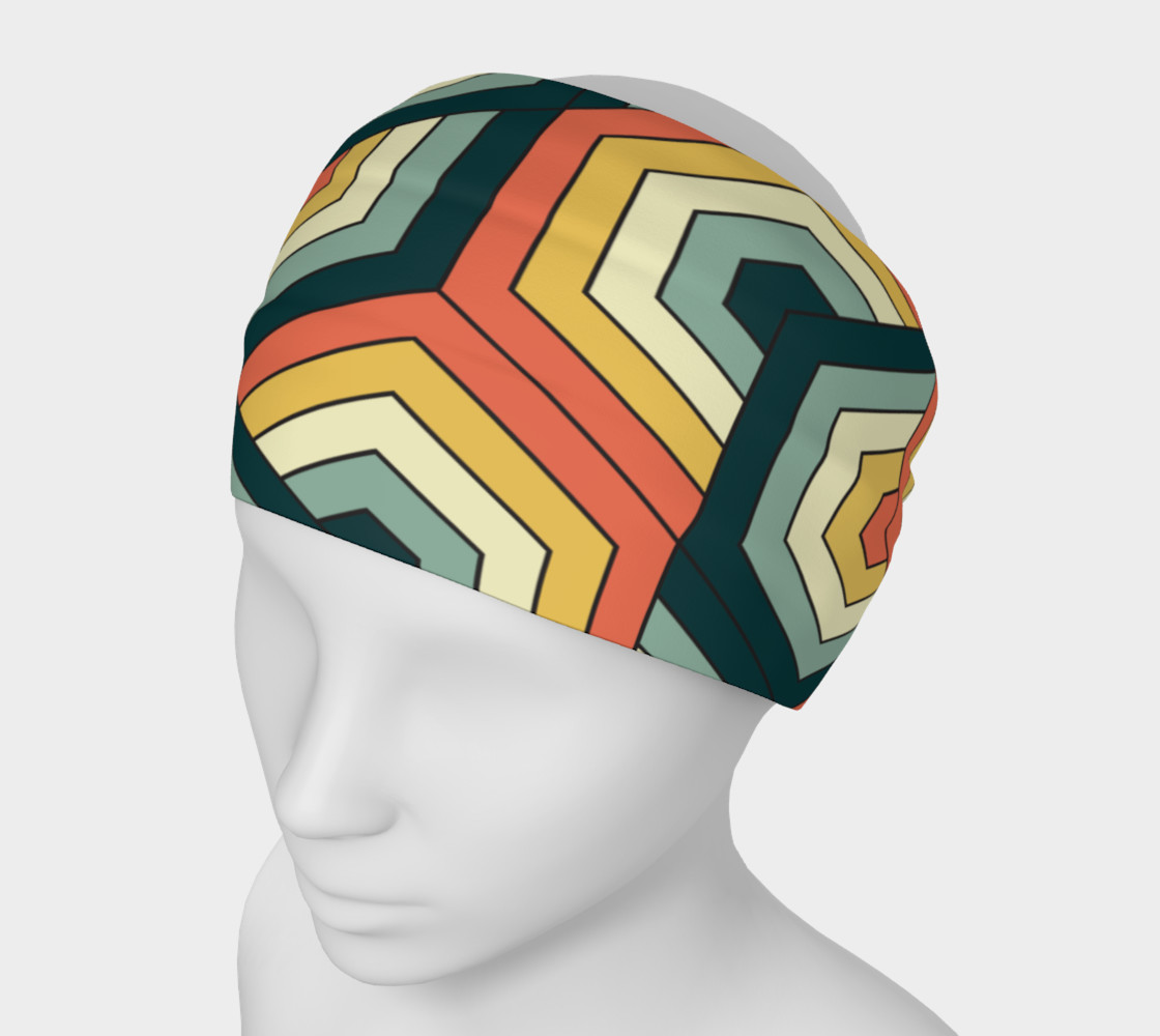 Retro Geometric Hexa Pattern preview #1