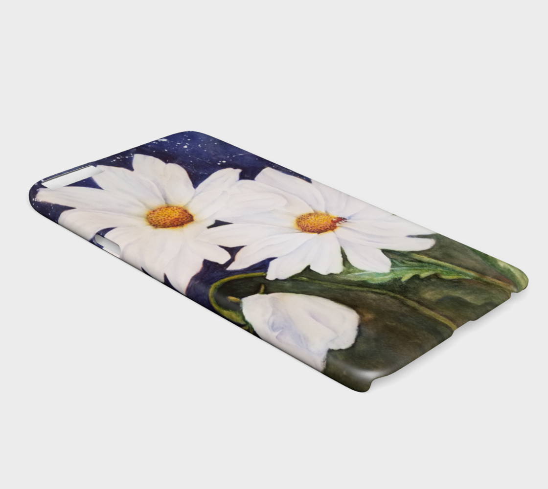 White Daisies with Red Ladybug preview #2