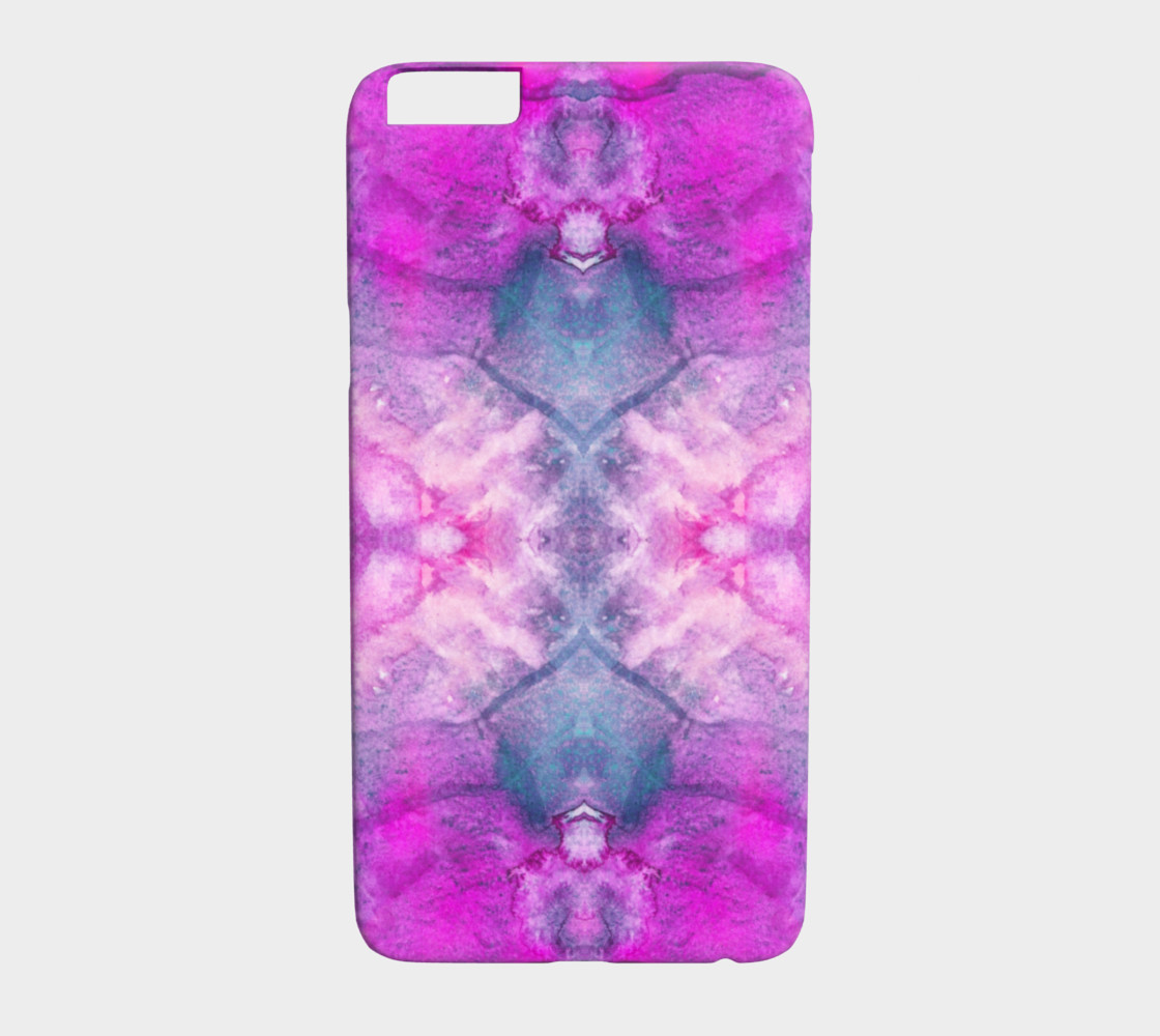 Hot Pink Watercolor Mirror preview #1