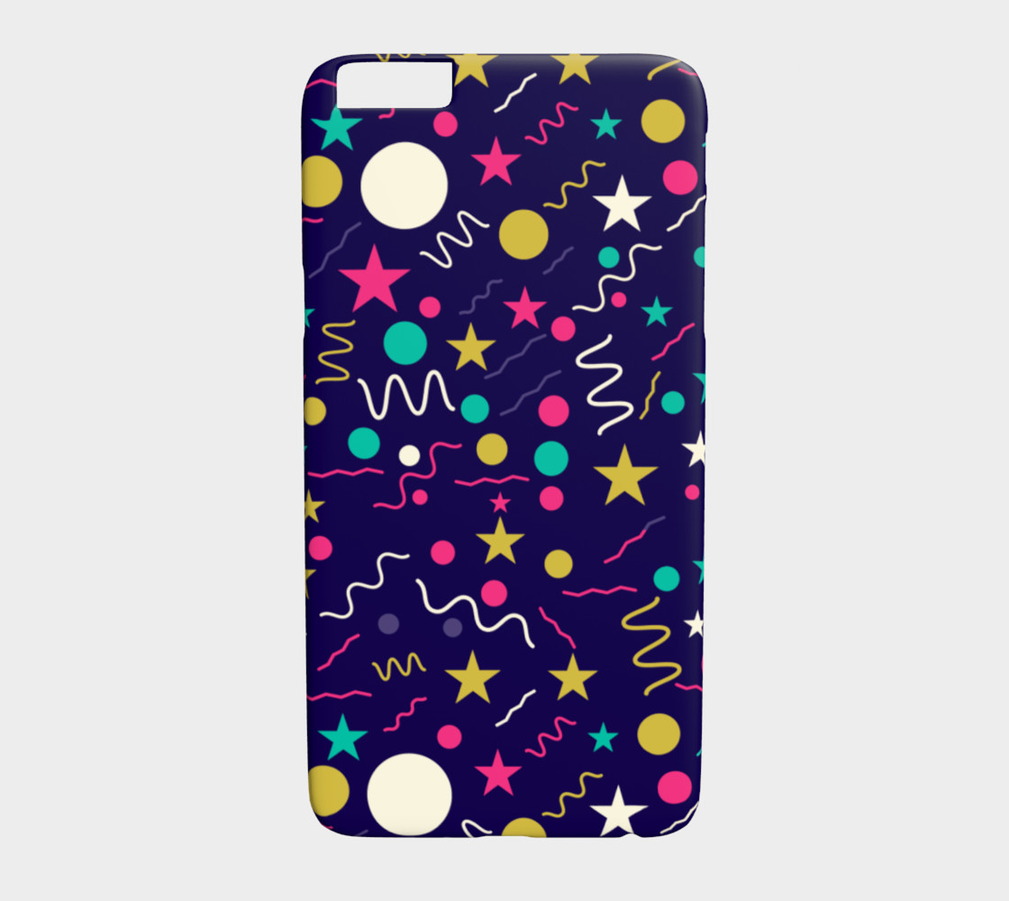 geometric organic shapes colorful preview #1