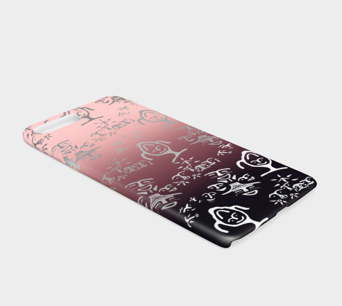 iPhone 7/8 Pink OMBRE petroglyph mash up preview #2