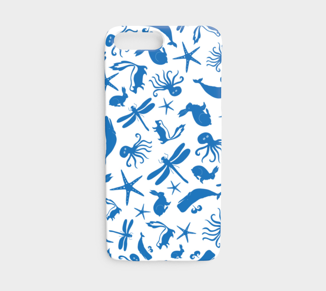 Multi Creature - Blue on White preview #1