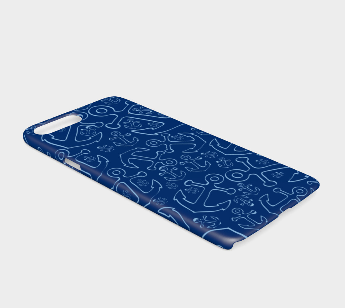 Anchor Dream - Blue on Navy preview #2