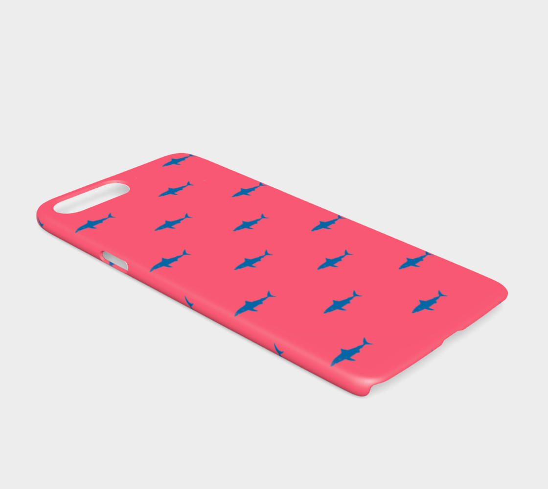 Shark - Blue on Coral preview #2