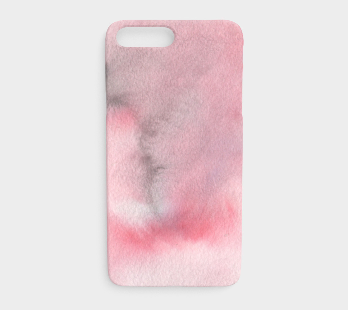 Watercolors Pink/Black iPhone 7+/8+ preview #1
