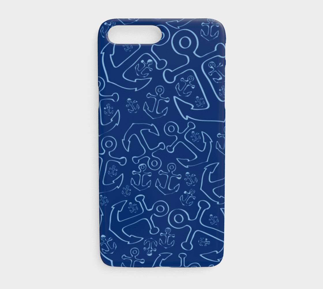 Anchor Dream - Blue on Navy preview #1