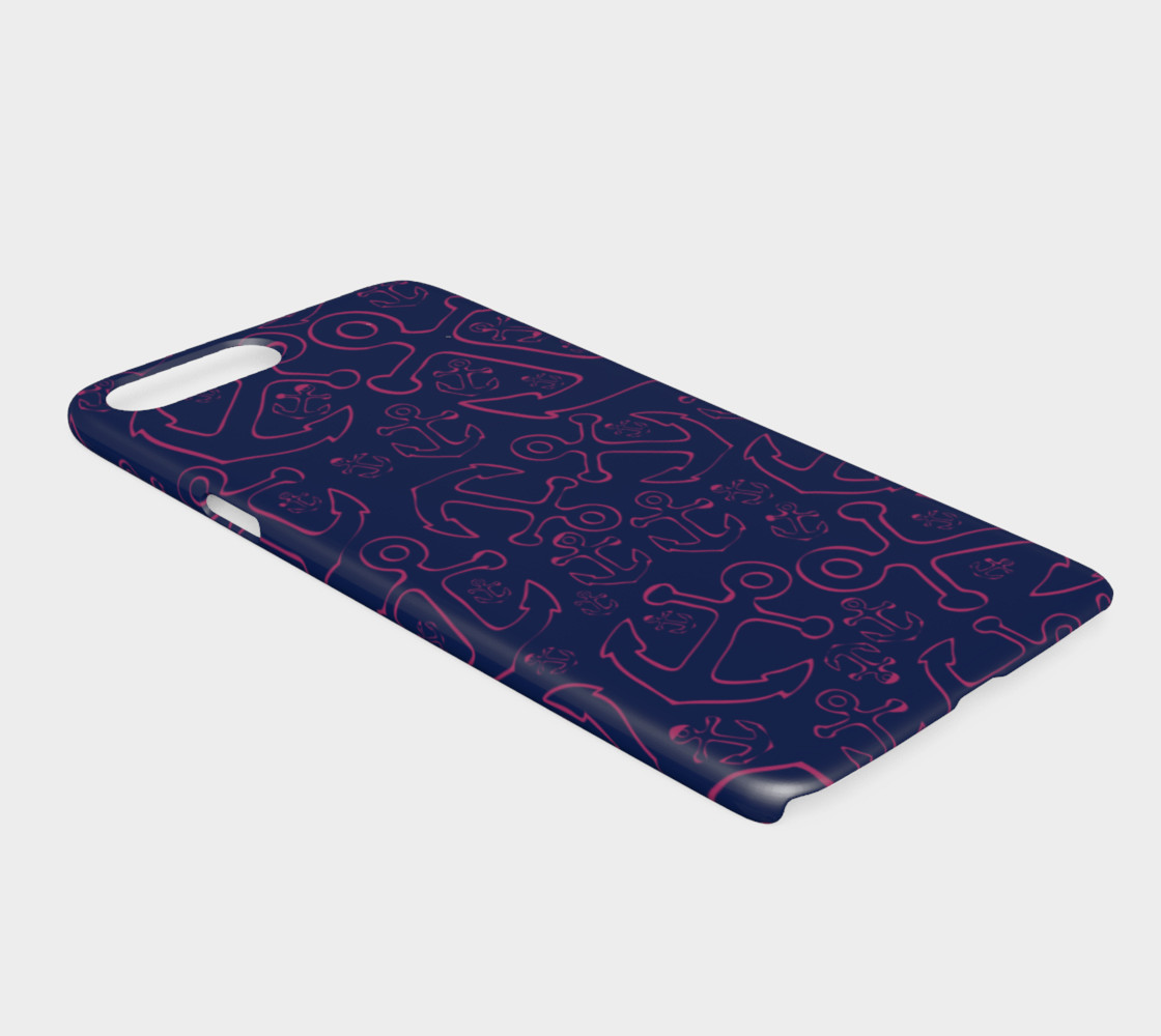 Anchor Dream - Pink on Navy preview #2