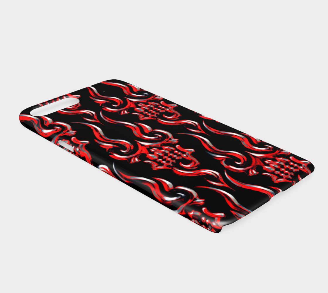 Skull Fire iPhone 7 Plus and 8 Plus cover preview #2
