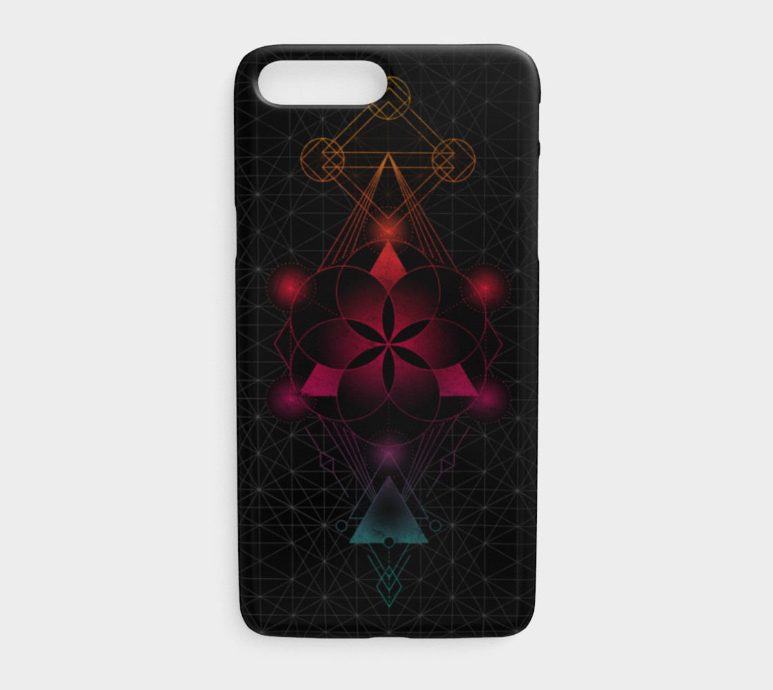 Flower of life sacred geometry rainbow preview #1
